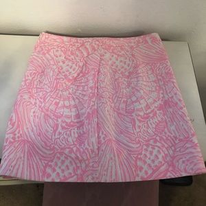 NWT Bright Pink Lilly Pulitzer Skirt Size 8